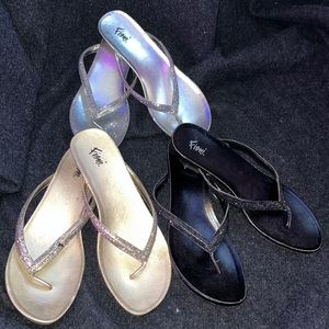 Bundle of 3 Fioni sandals